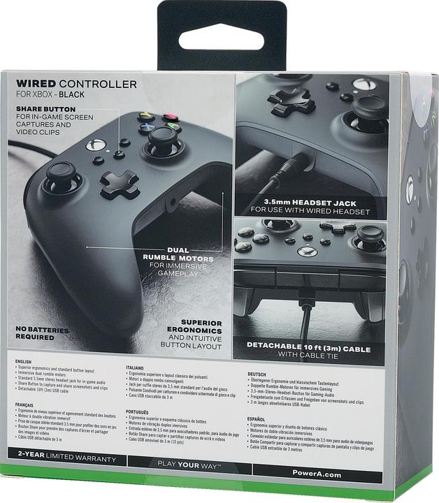 Produktbild PowerA Gamepad (Xbox Series X, Xbox Series S, Xbox One S, PC)