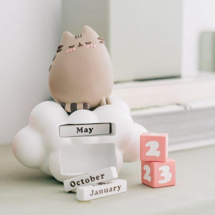 Productafbeelding NoName PUSHEEN - Kalender Perpétuel 3D en Résine - '10x12x13cm'.