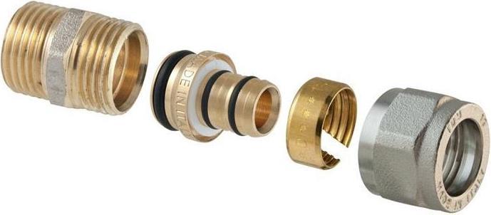 Actual product image Tdm Brass DEMOUNTABLE THREADED BIT 1430 16X1/2SU (1430)