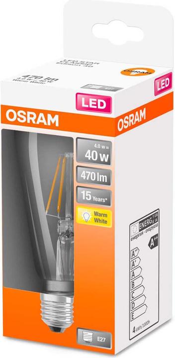 Produktbild Osram Led Retrofit Classic St (E27, 4 W, 470 lm, 1 x, E)