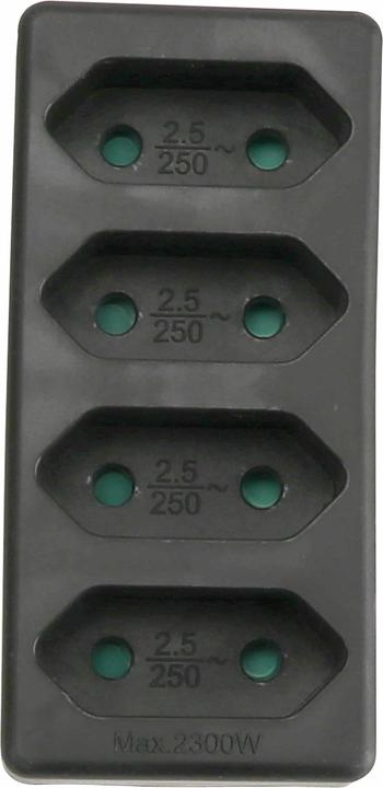 Actual product image As - Schwabe 48412 Socket Distributor Black