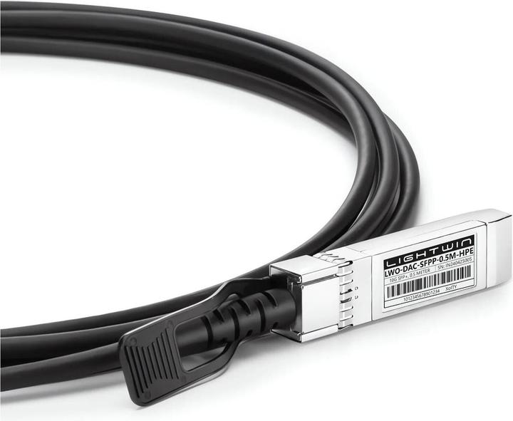 Actual product image Lightwin Optics DA-Kabel Passiv 10GB HPE/Aruba SFP+/SFP+ 0.5 m (0.50 m)