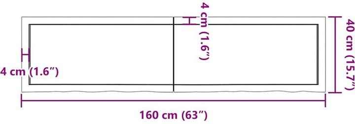 Produktbild vidaXL Saba (160 x 40 x 6 cm)