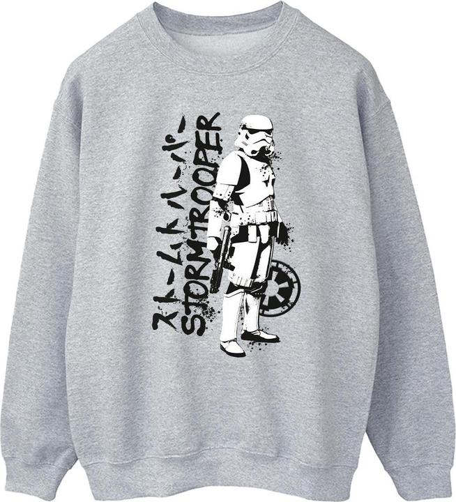 Actual product image Star Wars Mens Japanese Stormtrooper Sweatshirt (XL)