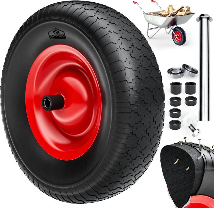 Gardebruk PU Wheelbarrow Wheel