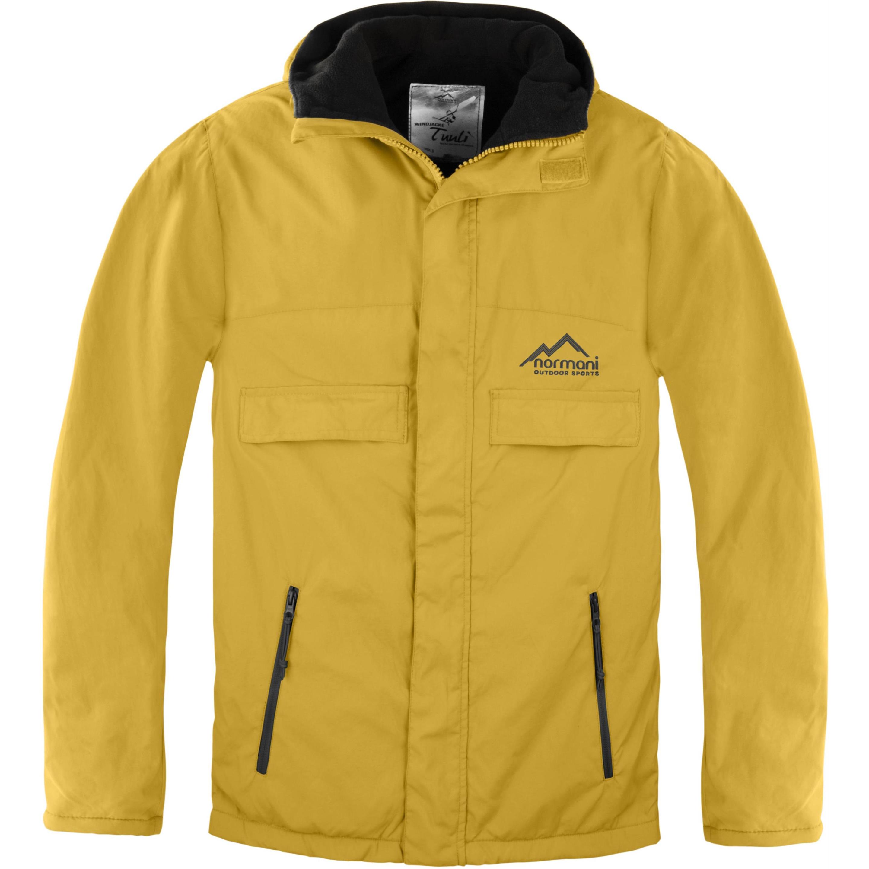Normani, Herren, Jacke, Herren Windjacke Tuuli (S), Gelb, S