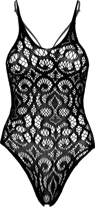 Produktbild Leg Avenue Seamless Scroll Lace Teddy - Schwarz (One Size)