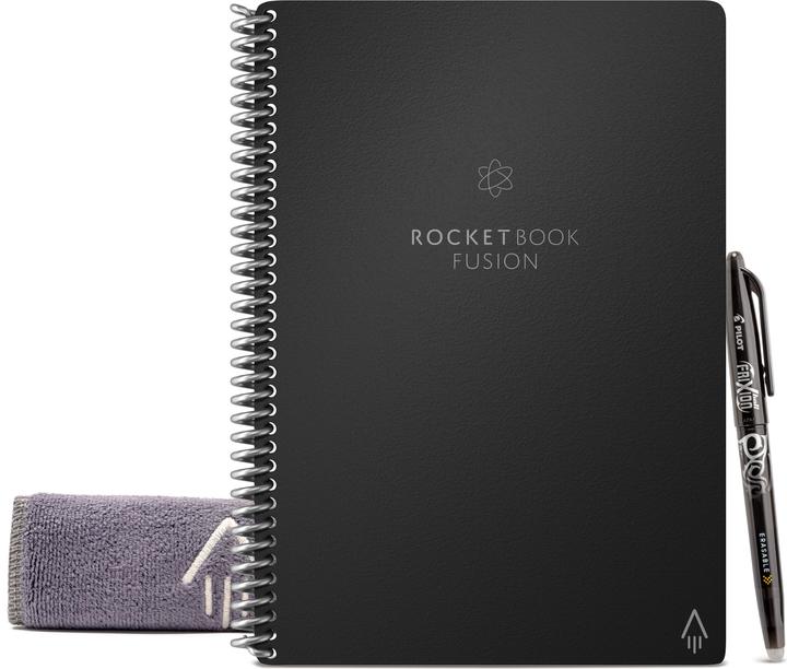 Image du produit Rocketbook Fusion (A5, À rayures, Couverture rigide)