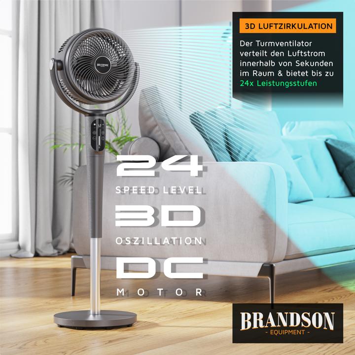 Actual product image Brandson Pedestal fan (57 dB)