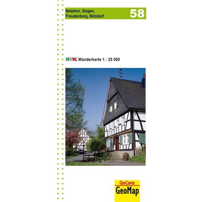 GeoMap Karte Netphen, Siegen, Freudenberg, Betzdorf, Landkarte