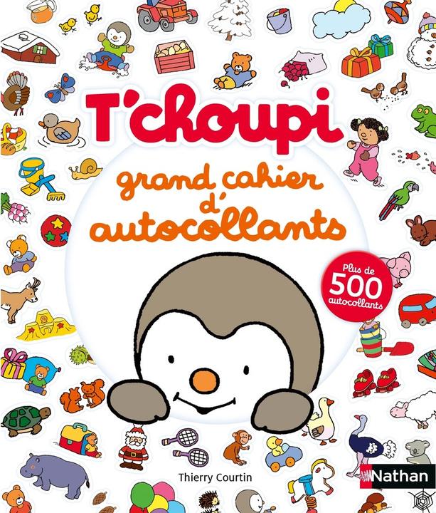 Produktbild T'choupi : grand cahier d'autocollants (Französisch, Courtin Thierry, 2021)