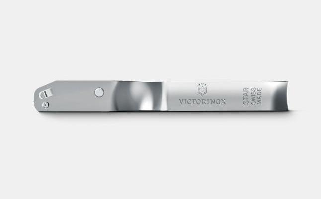 Produktbild Victorinox Sparschäler Star mit Zackenschliff, Silber