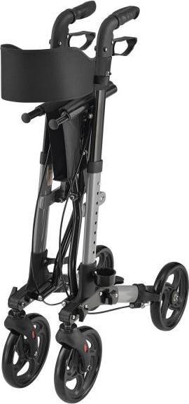 Actual product image Juskys Vital rollator with seat & shopping bag