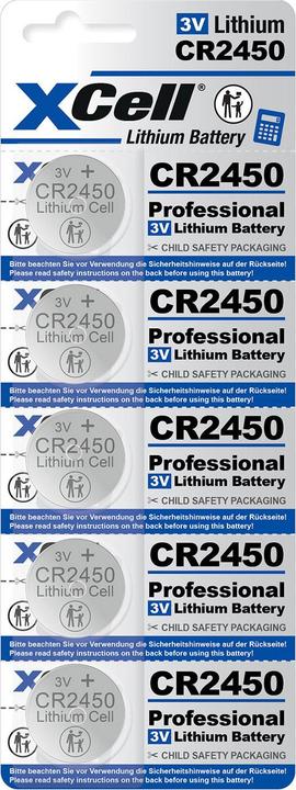 Immagine prodotto XCell Batteria al litio (10 pz., CR2450, 620 mAh)