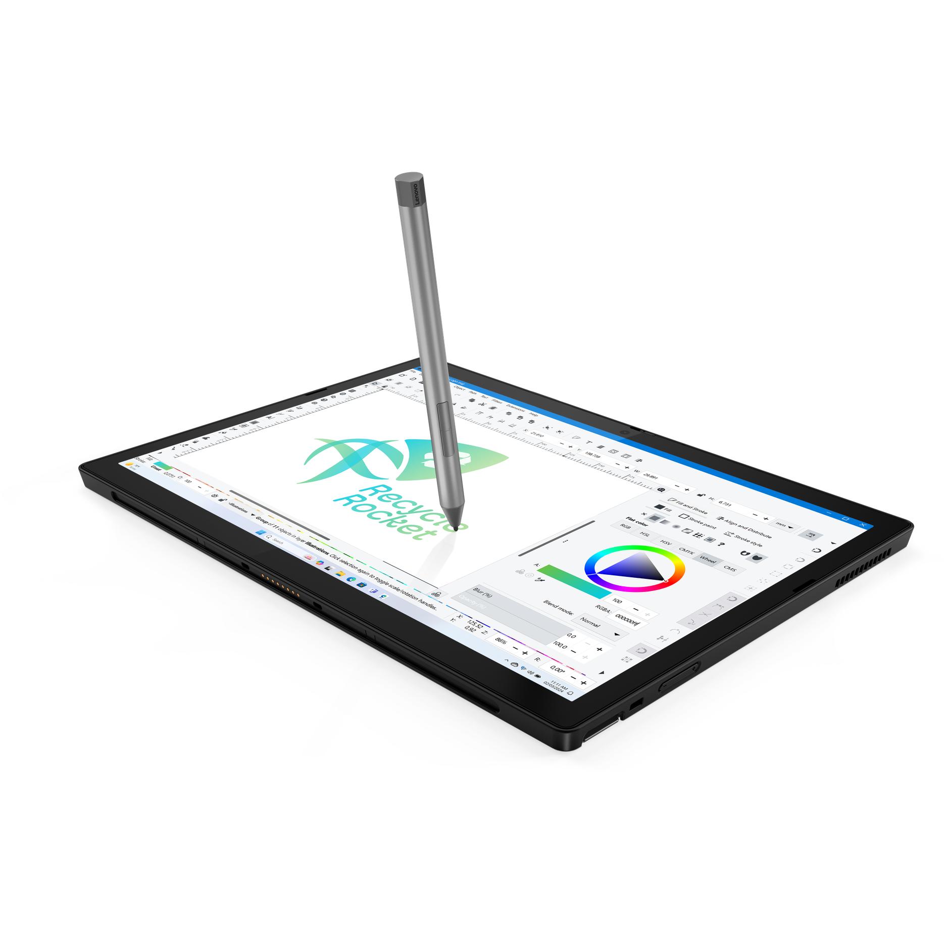 Thumbnail - Lenovo ThinkPad X12 Gen 2 (12.30", Intel Core Ultra 5 134U, 16 GB, 512 GB, DE), Notebook, Schwarz