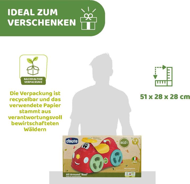 Image du produit Chicco Poussette all around Eco+ rouge