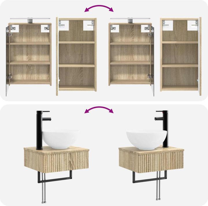Produktbild vidaXL Badezimmermöbel-Set