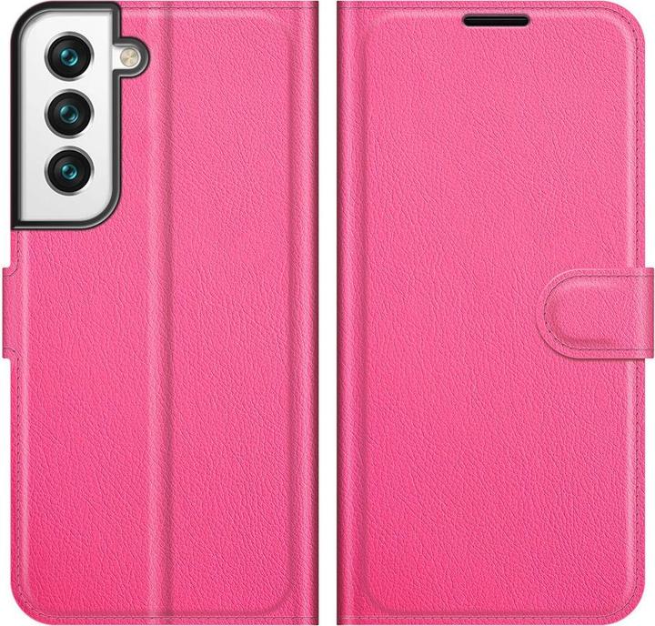 Actual product image Cover-Discount Galaxy S22 - leather case cover pink (Samsung Galaxy S22)