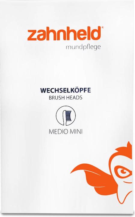 Actual product image Zahnheld Interchangeable heads Medio Mini (3 x)