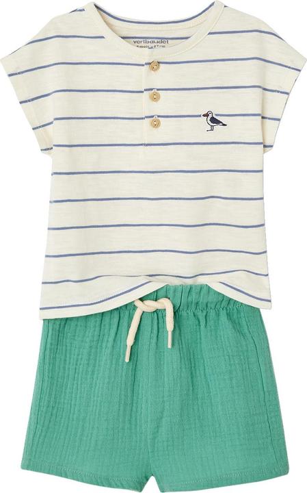 Produktbild Vertbaudet Baby-Set: T-Shirt & Shorts (62)