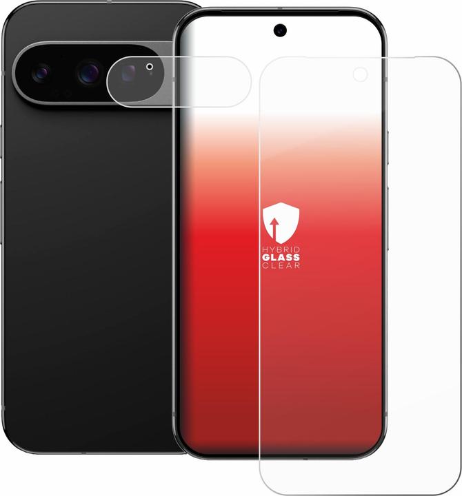 Actual product image upscreen Protective glass screen protector clear (1 pcs., Google Pixel 9 Pro XL)