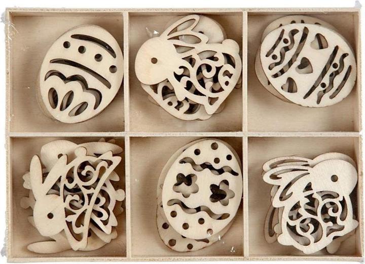 Produktbild Creativ Company Holzdekoration (24 x, 1.5 x 9 x 13.5 cm)