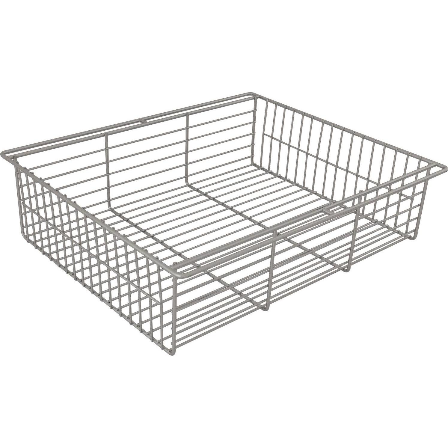 Vauth-Sagel, Möbelausstattung, VS SUB Basket SCH Drahtkorb 390 x 120 mm Stahl silber