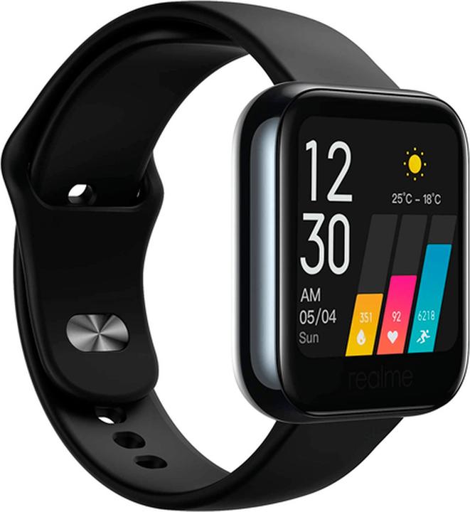 Actual product image realme Watch 3.56 cm (1.4" ) 36 mm Black (36 mm, 4G)