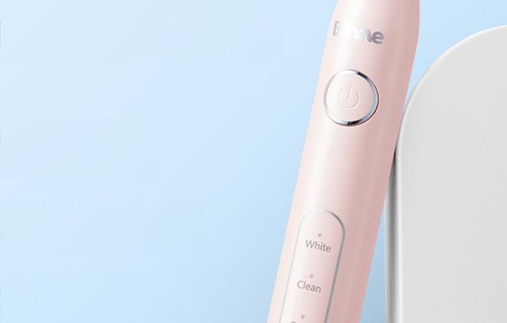 Immagine prodotto Bitvae Spazzolino sonico con set di punte, supporto e custodia D2 (rosa) (Spazzolino sonico)