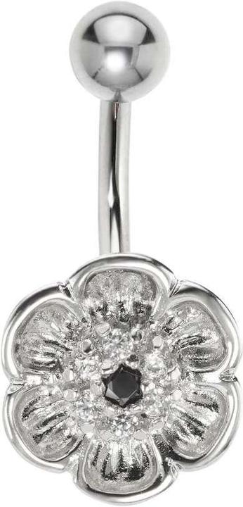 Produktbild Bijouteria Bauchpiercing (Kristall, Chirurgenstahl 316L, Messing rhodiniert)