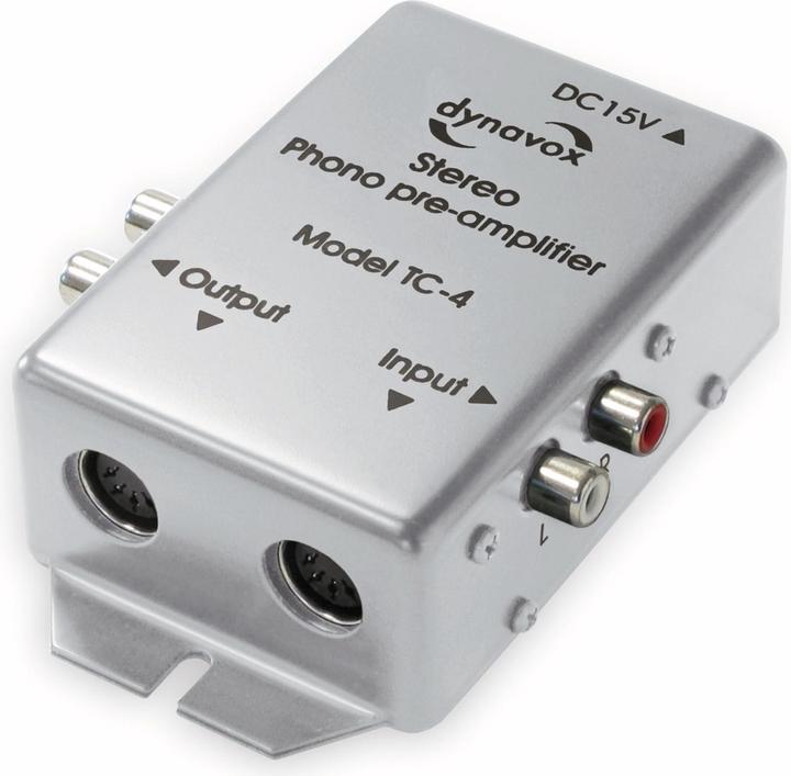 Dynavox TC4 Préamplificateur phono argenté