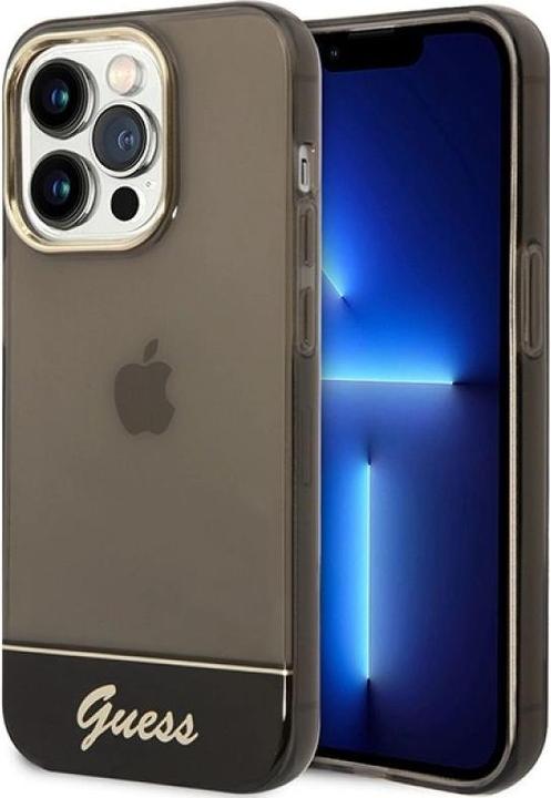 Image du produit Guess GUHCP14LHGCOK iPhone 14 Pro 6,1" czarny/black hardcase Translucent (Apple iPhone 14 Pro)