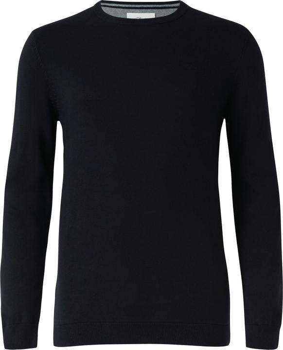 Produktbild s.Oliver Strickpullover Baumwollpullover mit Logo-Stickerei (XXL)