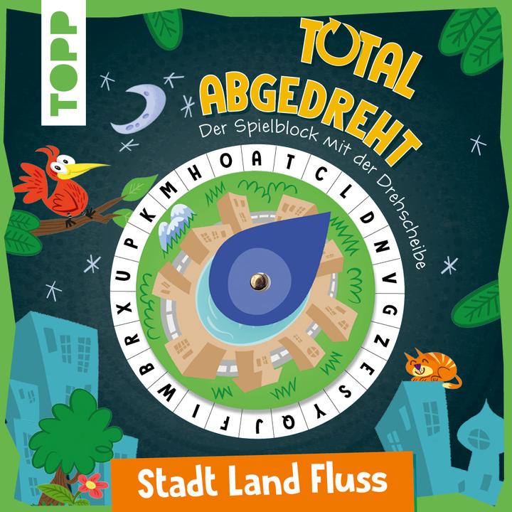 Produktbild Total abgedreht! Spieleblock mit Drehscheibe - Stadt, Land (Deutsch)
