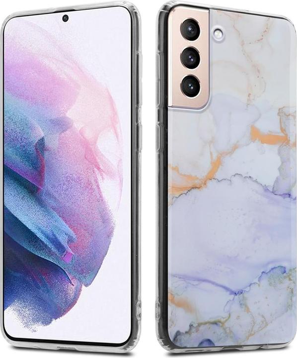 Image du produit Cadorabo Couverture IMD TPU Marbre coloré (Samsung Galaxy S21+)