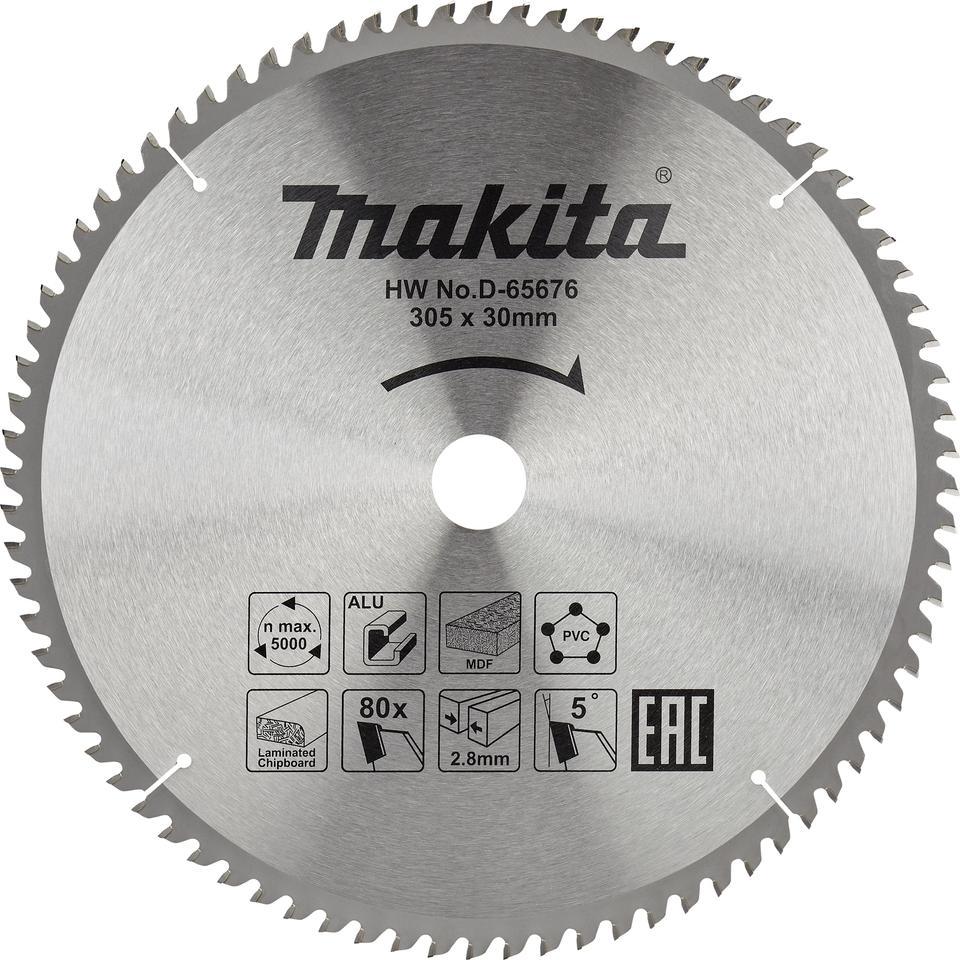 Makita, Lama, Zubehör D-65676 Trennsägeblatt TCG 305 x 30 x 2,8 mm T80