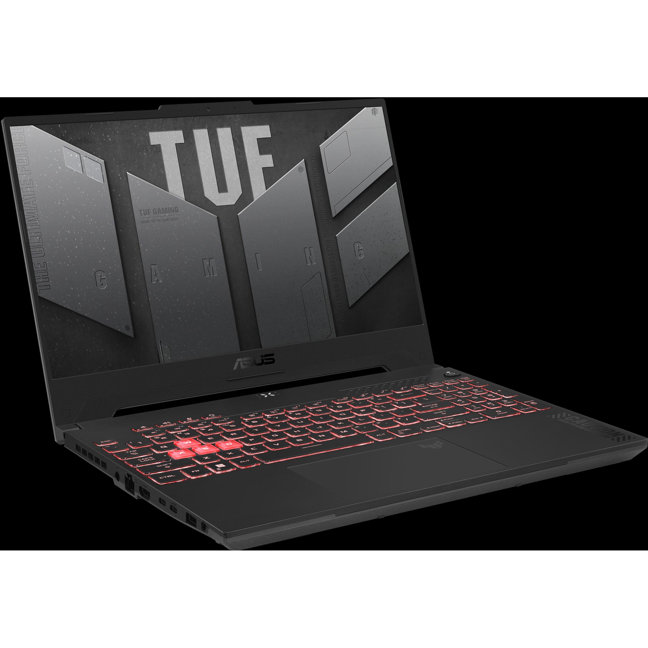 ASUS TUF Gaming A15 (15.60", AMD Ryzen 7 7435HS, 16 GB, 512 GB, DE), Notebook, Grau