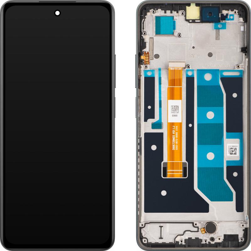 realme Display Unit für C67 4G, Schwarz Rock, Pièces de rechange pour appareils mobiles
