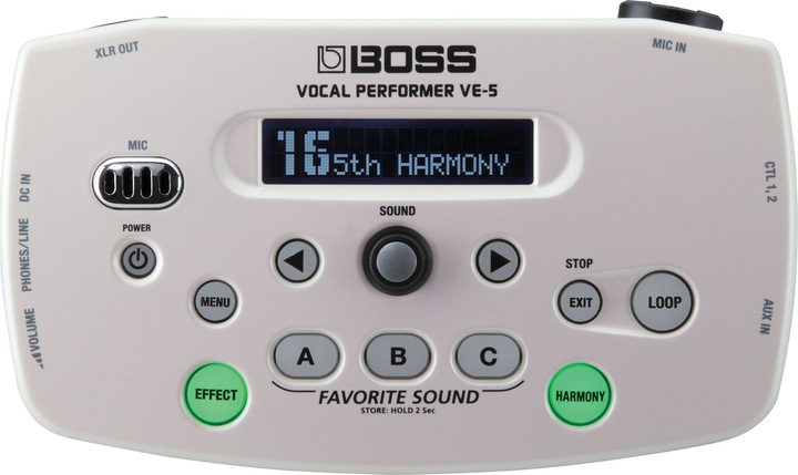 Image du produit BOSS VE- 5 Vocal Processor (Reverb (réverb), Retard (écho))