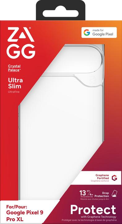 Image du produit Zagg Luxe Graphen Back Cover Transparent Google Pixel 9/9 Pro (Google Pixel 9, Google Pixel 9 Pro)
