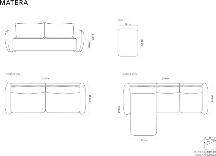 Produktbild Cosmopolitan Design Matera (Ecksofa)