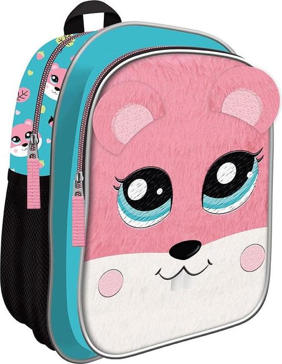 Produktbild Majewski Squirrel Wiewiórka D7 niebiesko-różowy