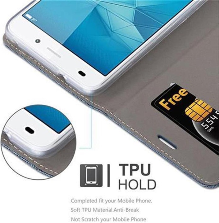 Produktbild Cadorabo Book Jeans Optik Cover (Honor 5C)