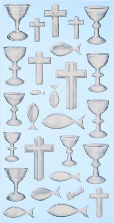 Hobby Fun Motivsticker Kommunion/Konfirmation 1 Blatt (27 Sticker)