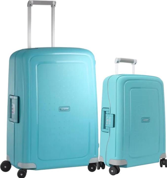 Produktbild Samsonite S'cure Spinner 55+69 cm Aqua Blue Kofferset (79 l)