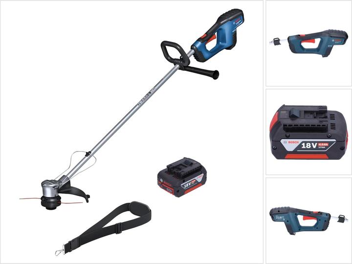 Actual product image Bosch Professional GRT 18V-33 Professional cordless grass trimmer 18 V 330 mm brushless + 1x rechargeable (Trim line)
