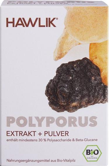 Produktbild Hawlik Polyporus Extrakt + Pulver Kapsel (60 Stück, Kapseln, 59 g)