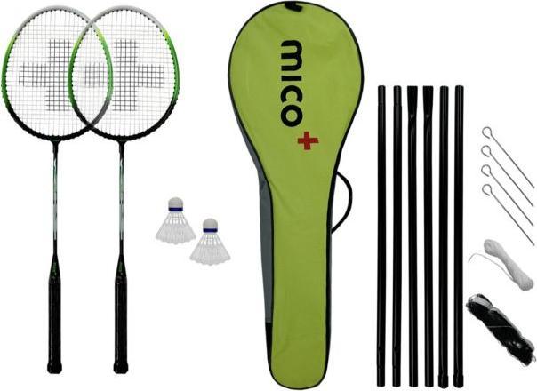 Produktbild Mico Badmintonset Elite, grün