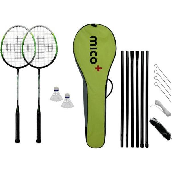 Mico Badmintonset Elite, grün (Z0717)