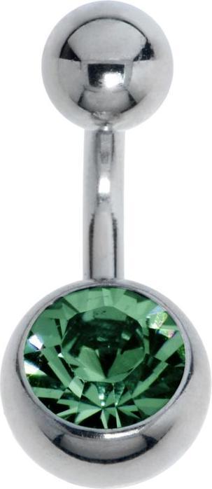 Actual product image Bijouteria Bellypiercing (Crystal, Titanium)